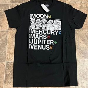 Deadstock Sailor Moon Multi Character Spell-out Tee